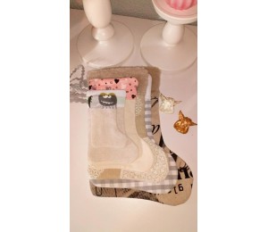 Stickserie - ITH Nikolausstiefel Blanko